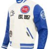 Buy Pistons Pro Standard Modern Varsity Jacket
