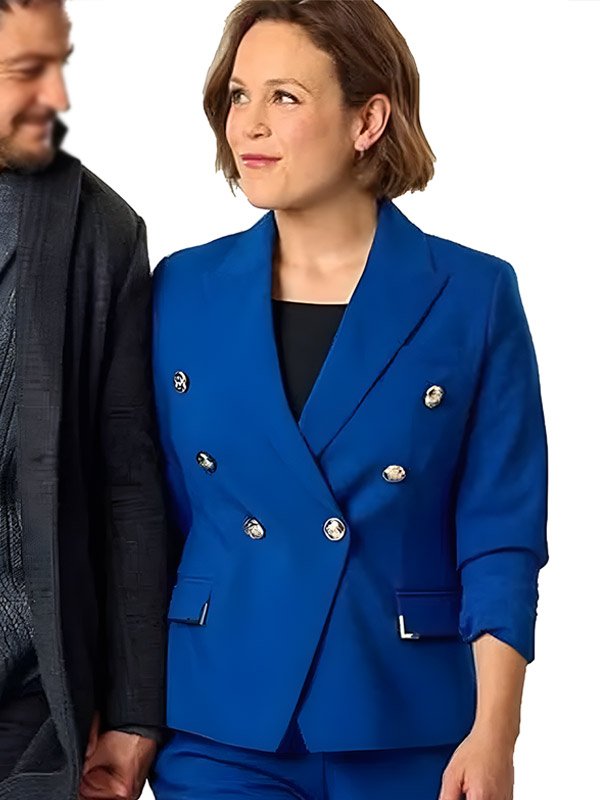 Shop Ella Neezer Christmas Above The Clouds Erin Krakow Blue Blazer