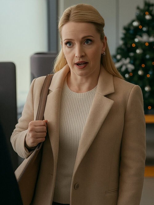 Shop Emily Tennant Christmas Above the Clouds Beige Coat