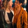 Shop Laila Jackson Murder in a Small Town S02 Leather Jacket