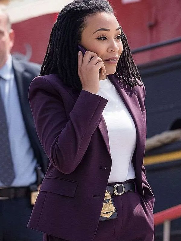 Buy Lena Silver Boston Blue Purple Blazer