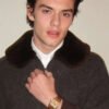 Buy Jay Kelly Louis Partridge Brown Fur Jacket