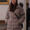 Buy Elsa TV Series Man Vs Baby Ivana Basic Grey Hooded Puffer Coat