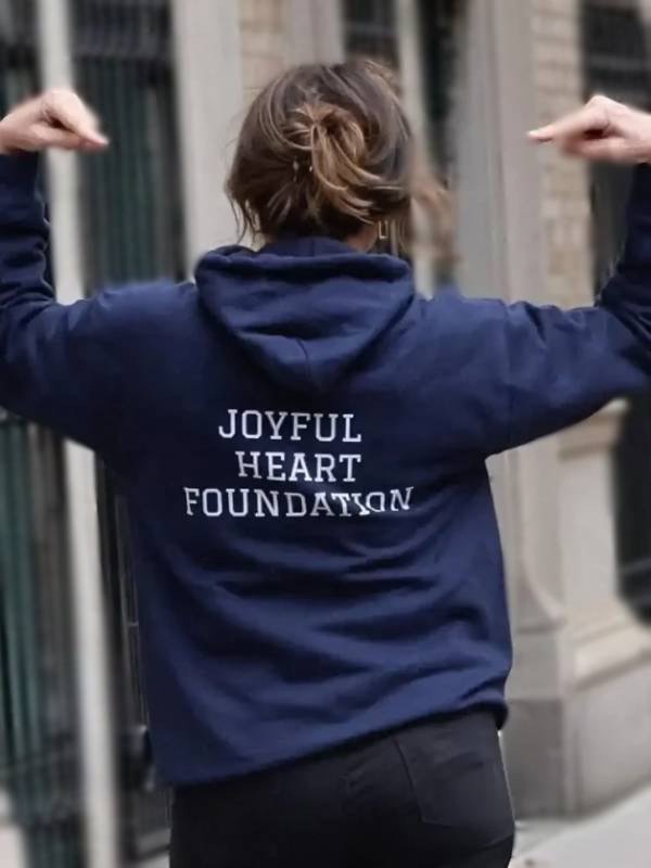 Shop Mariska Hargitay Joyful Heart Foundation Blue Hoodie