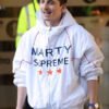 Shop Timothee Chalamet White Hooded Jacket