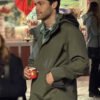 Shop Matthew Daddario Green Jacket