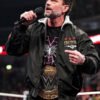Shop WWE CM Punk Black Bomber Satin Jacket