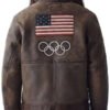 Buy Olympics Team USA Leather Jacket