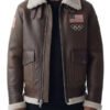 Shop Olympics 2026 Team USA Leather Jacket