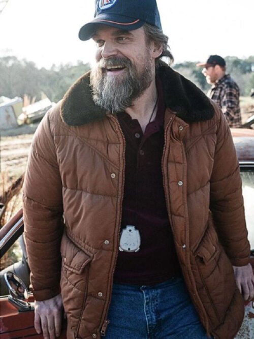 Buy Jim Hopper Stranger Things 2025 David Harbour Brown Jacket