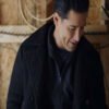 Buy Mario Lopez The Christmas Spark Adrian Black Leather Coat