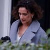 Shop The Night Manager Indira Varma Grey Trench Coat