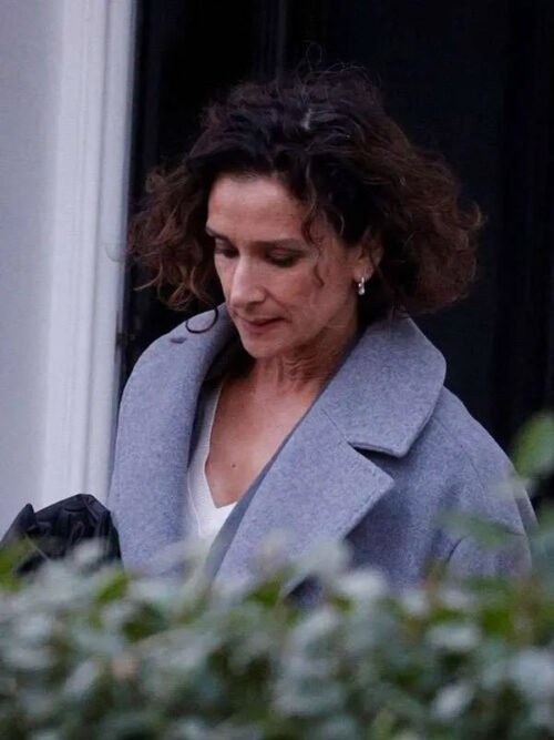 Shop The Night Manager Indira Varma Grey Trench Coat
