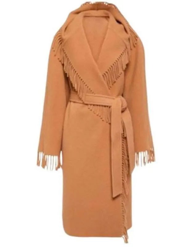 Buy Wednesday Isadora Capri Brown Coat