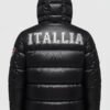Buy Winter Olympics 2026 Team Italy Black Puffer Jacket