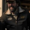 Shop Brett Gelman Stranger Things 2025 Murray Bauman Green Cotton Jacket