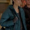 Shop Stella Kidd Tv-Series Chicago Fire Miranda Rae Mayo Green Puffer Jacket