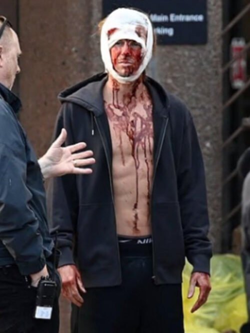 Shop Matt Hagen Movie Clayface 2025 Tom Rhys Harries Black Hoodie