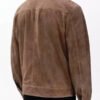 Buy Darren Barnet Chicago Fire John Frost Brown Suede Leather Jacket