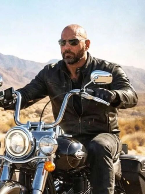 Shop The Wrecking Crew Dave Bautista Leather Jacket