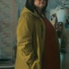 Shop Elena Ravenscroft Tv-Series Run Away Ruth Jones Yellow Hooded Coat