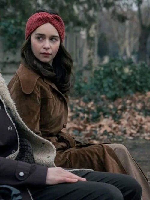 Buy Emilia Clarke Ponies 2026 Bea Brown Leather Coat