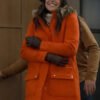 Buy Kristen Vaganos General Hospital Molly Lansing-Davis Orange Fur Coat