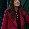 Buy Kristen Vaganos General Hospital Molly Lansing Davis Pink Wool Coat