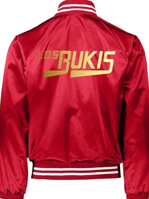Shop Los Bukis Red Satin Jacket