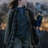 Shop Claire Foy H Is for Hawk Helen Green Cotton Jacket