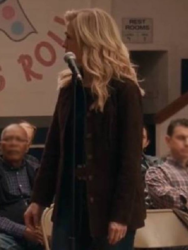 Shop Stumble S01 Courteney Potter Brown Car Coat