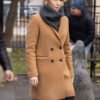Shop Kelli Giddish Law and Order SVU Amanda Rollins Brown Wool Coat