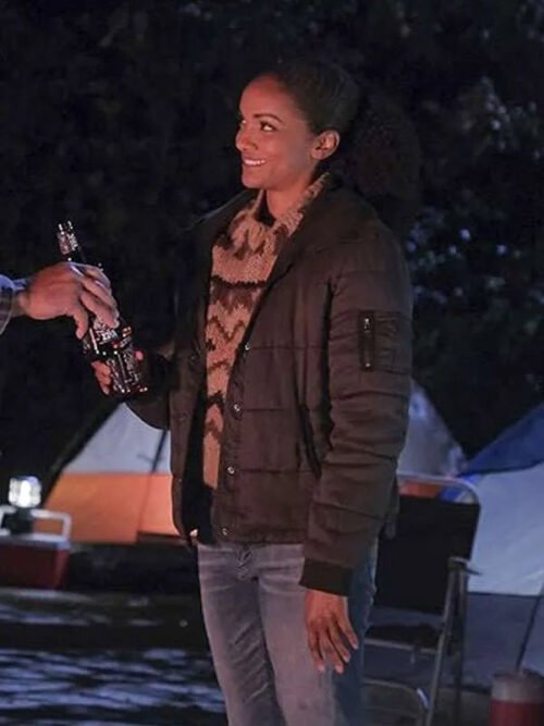 Buy Mekia Cox The Rookie Nyla Harper Black Jacket