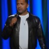 Shop Mike Epps Delusional Mike Epps Black Leather Bomber Jacket