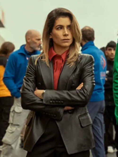 Shop Motorvalley Giulia Michelini Leather Blazer