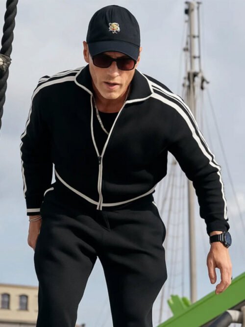 Buy Taz Skylar One Piece Season 02 Sanji Black and White Track Jacket