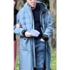 Shop Simon Greene Tv Mini Series Run Away 2026 James Nesbitt Blue Puffer Hooded Coat
