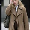 Shop Sophie Turner Tv-Series Steal 2026 Zara Dunne Brown Coat