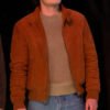 Buy Stranger Things Joe Keery Brown Suede Jacket