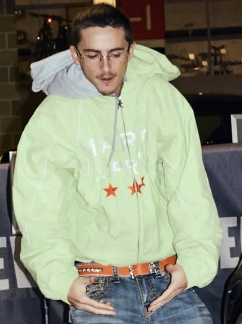 Shop The Graham Norton Show Timothée Chalamet Green Jacket