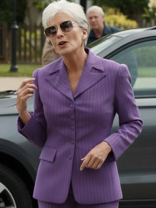 Shop The Sheep Detectives Emma Thompson Purple Blazer