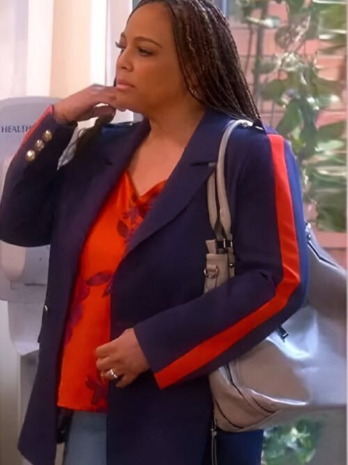 Buy Kim Fields The Upshaws Regina Upshaw Navy Blue Blazer