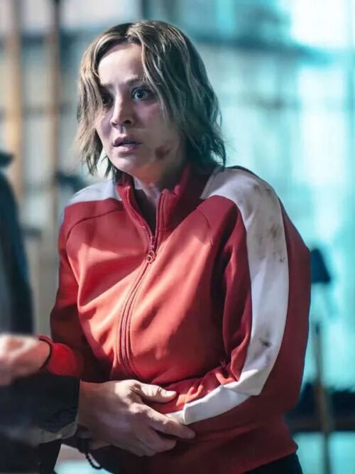 Buy Kaley Cuoco Tv-Series Vanished 2026 Alice Monroe Track Bomber Jacket