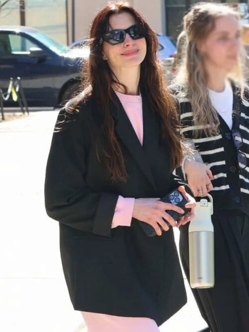 Shop Verity Anne Hathaway Black Blazer