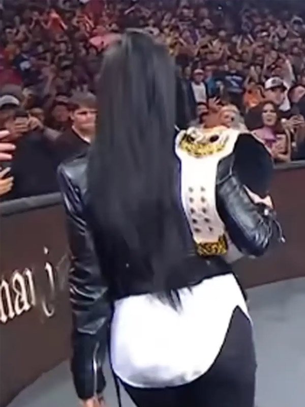 Buy WWE Stephanie Vaquer Black Leather Jacket