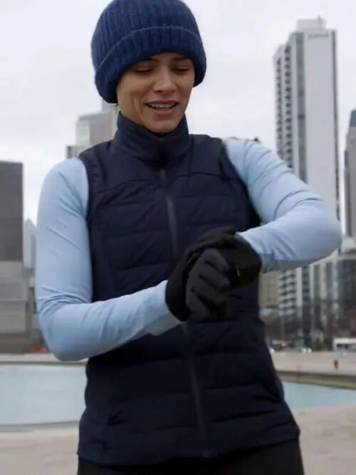 Shop Stella Kidd Chicago Fire 2026 Miranda Rae Mayo Blue Puffer Vest