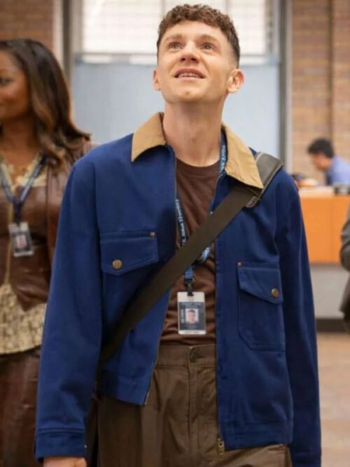 Shop Jacob Hill Abbott Elementary Chris Perfetti Blue Jacket