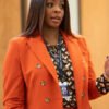 Buy Janelle James Abbott Elementary S05 Orange Blazer
