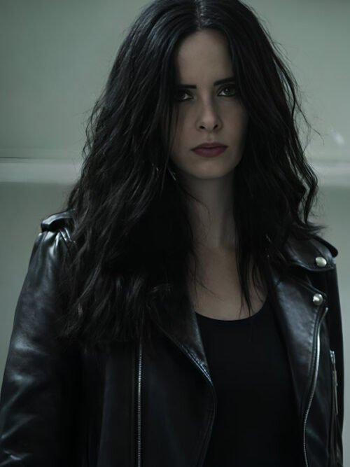 Shop Krysten Ritter Daredevil Born Again Leather Jacket