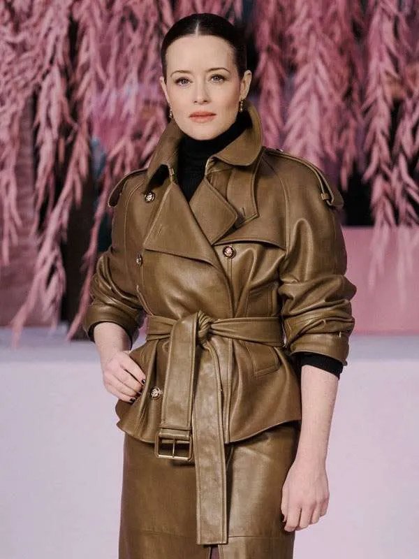Buy PFW 2026 Claire Foy Brown Jacket